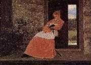 Winslow Homer Girls in reading Germany oil painting artist